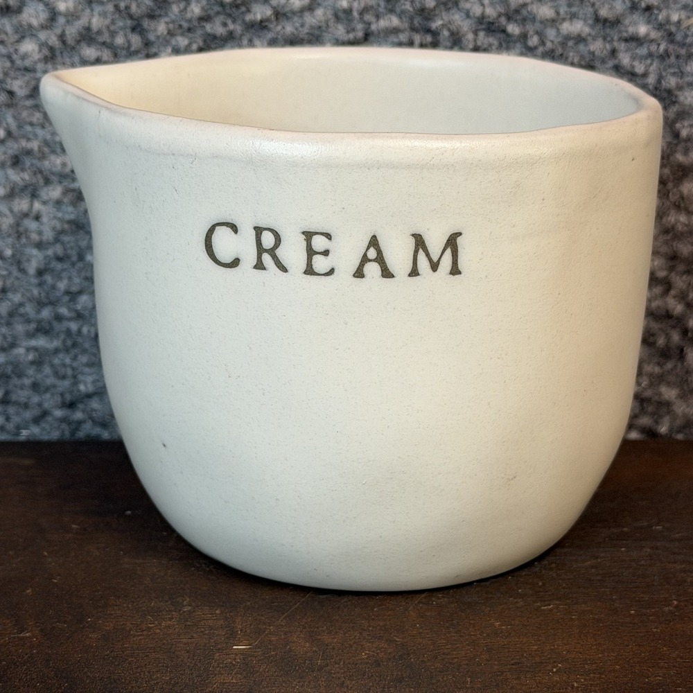 HEARTH & HAND WITH MAGNOLIA CREAM CELLAR STONEWARE CREAMER **DISCONTINUED**
